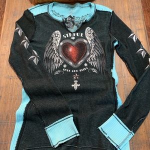 Women’s Sinful reversible long sleeve shirt